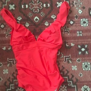 Brand new ruffle top bathing suit!